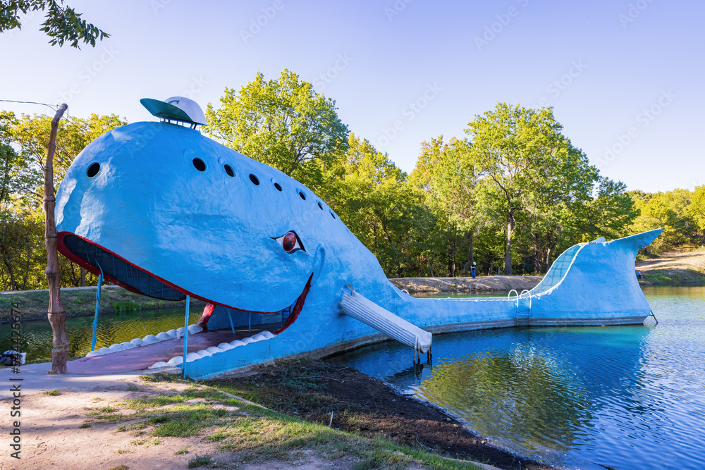 custom made wallpaper toronto digitalSunny view of the Blue Whale of Catoosa
