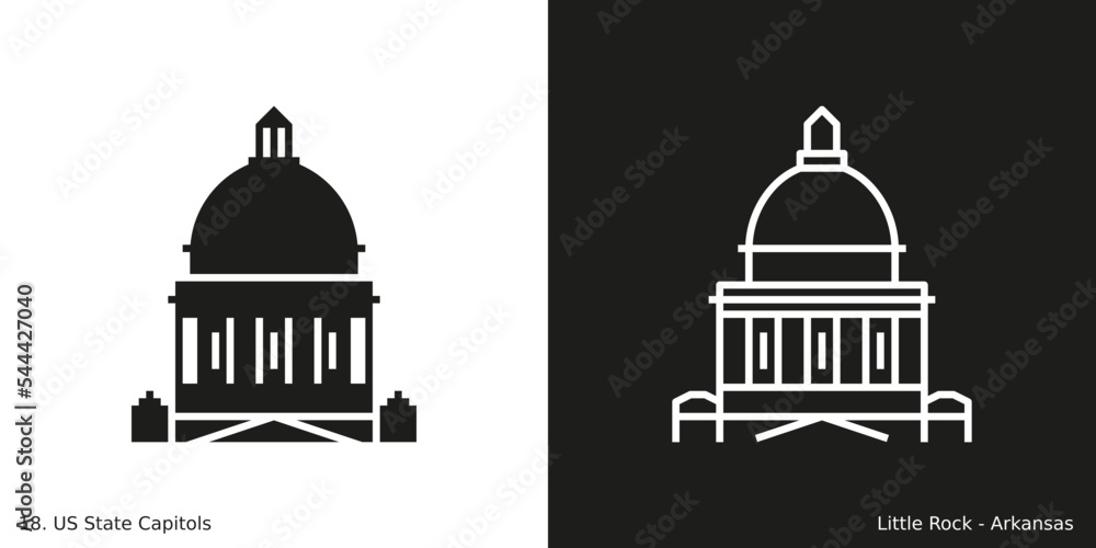 Little Rock – Arkansas State Capitol Icon