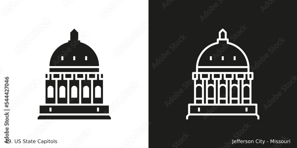 Jefferson City – Missouri State Capitol Icon