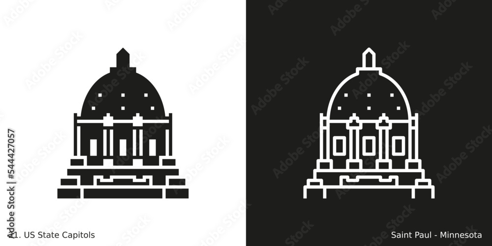 Saint Paul – Minnesota State Capitol Icon