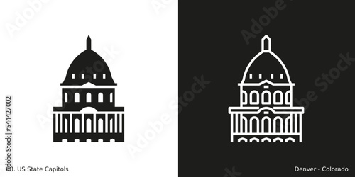 Denver – Colorado State Capitol Icon