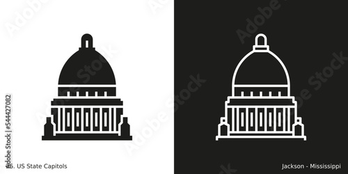Jackson – Mississippi State Capitol Icon