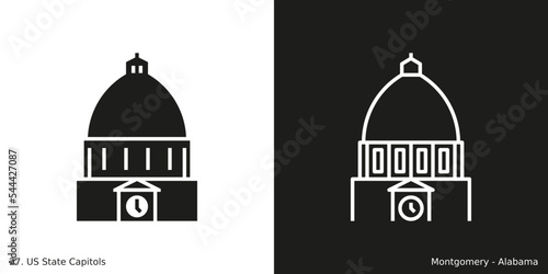 Montgomery – Alabama State Capitol Icon