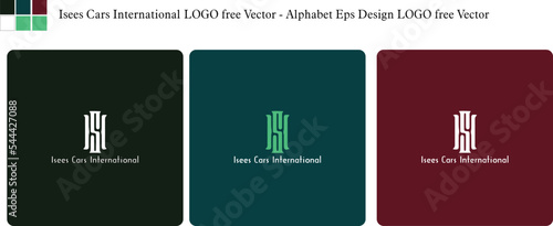 Isees Cars International LOGO free Vector - Alphabet Eps Design LOGO free Vector photo
