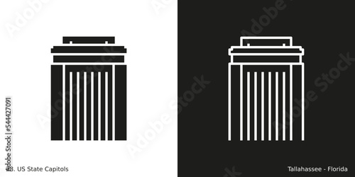 Tallahassee – Florida State Capitol Icon