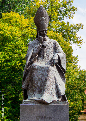 Monument to Cardinal Stefan Wyszynski, Warsaw, Poland photo