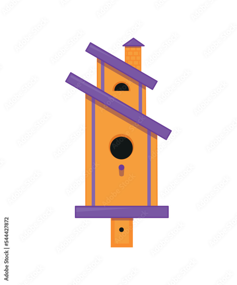 Colorful bird house. Lovely birdhouse. Colorful bird house. Lovely birdhouse.