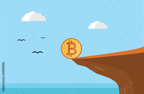 Bitcoin on the edge of the cliff
