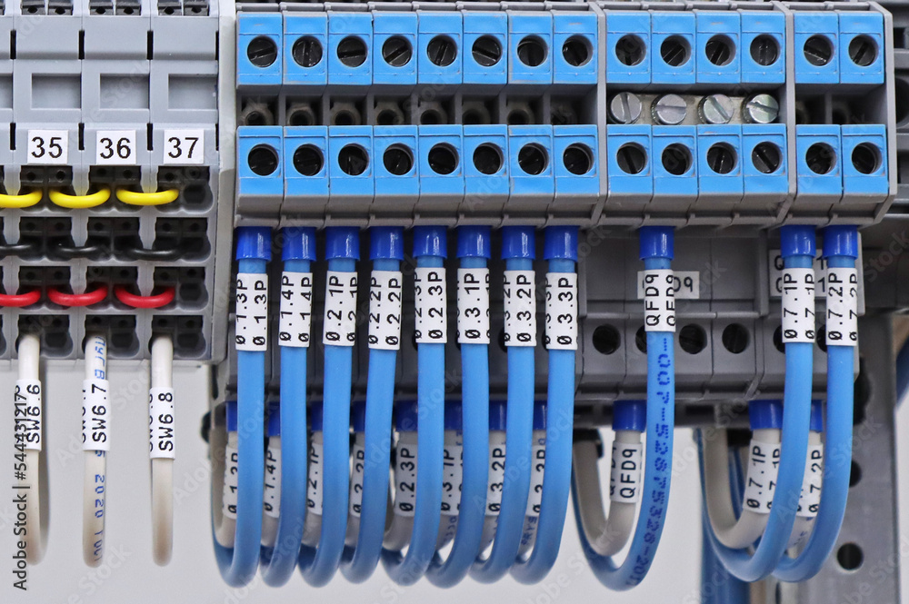 Marking of copper electrical wires connected to electrical terminals