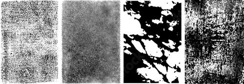 Abstract grunge textures set