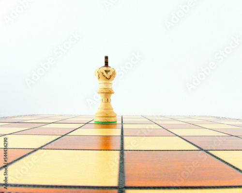Chess - Strategy and tactics game - Set of pieces and checkerboard (King - Queen - Bishop - Knight - Rook - Pawn) 