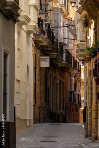 alley and old buildings in Europe