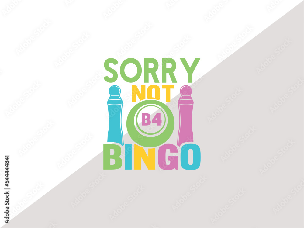 Bingo SVG, Bingo t shirt vector SVG Stock Vector | Adobe Stock