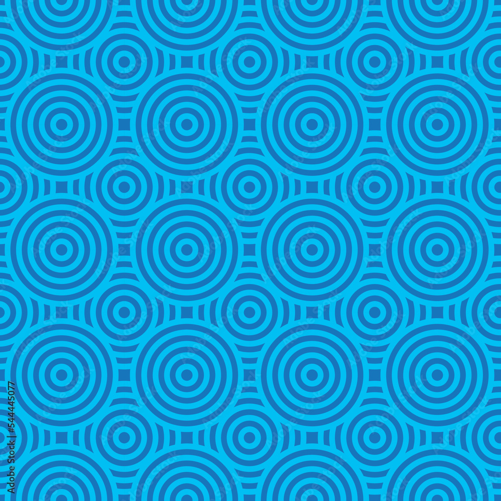 Blue seamless circle pattern. Abstract blue seamless spiral pattern. Blue vintage seamless background. Blue seamless geometric pattern. Blue seamless circle pattern. Abstract blue seamless spiral pattern. Blue vintage seamless background. Blue seamless geometric pattern.