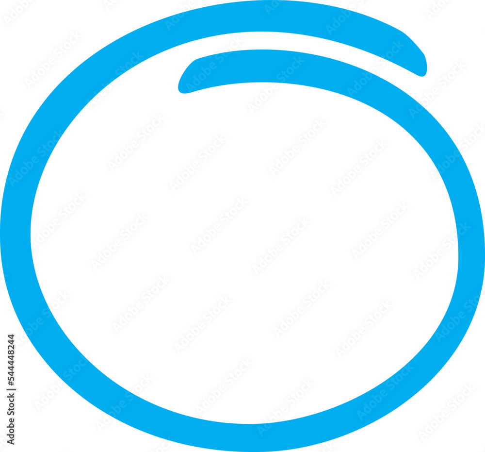 Blue circle, pen draw. Highlight hand drawing circle isolated on background. Handwritten blue circle. For marking text, numbers, marker pen, pencil, logo and text check, vector illustration Blue circle, pen draw. Highlight hand drawing circle isolated on background. Handwritten blue circle. For marking text, numbers, marker pen, pencil, logo and text check, vector illustration