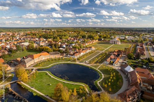 Blick über das Bassin Richtung Stadtkirche Ludwigslust