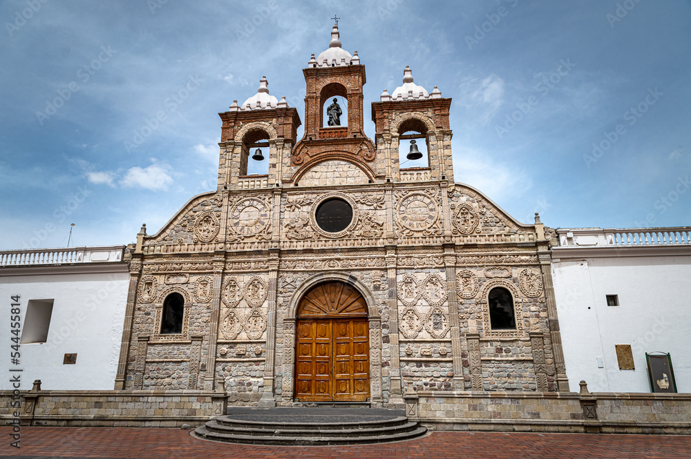 The Cathedral of Saint Peter or simply Riobamba Cathedral is the cathedral church of the Roman Catholic Diocese of Riobamba, situated on the Parque Maldonado in Riobamba, Chimborazo, Ecuador. The curr