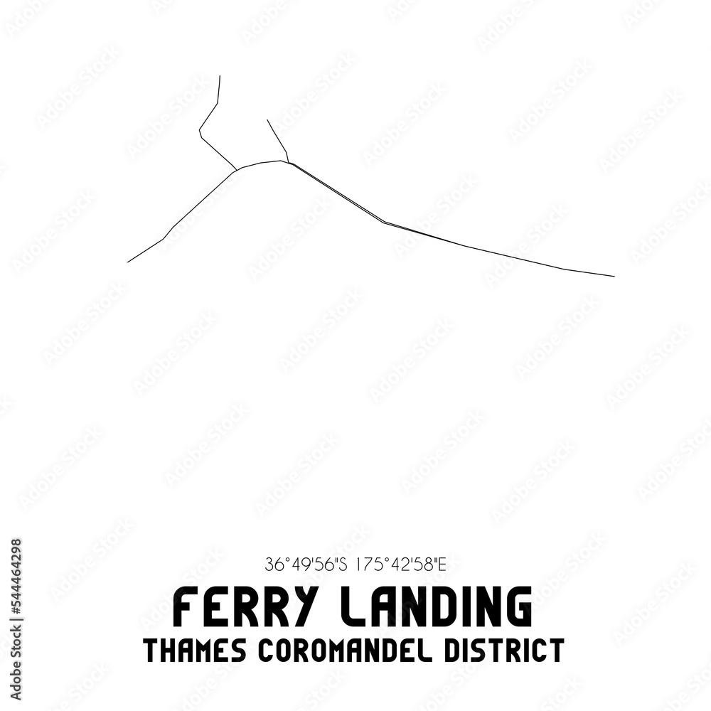 Ferry Landing, ThamesCoromandel District, New Zealand. Minimalistic