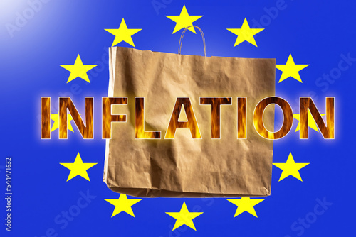 Inflation logo. European Un...
