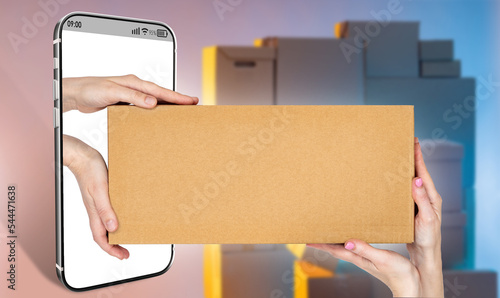 Cardboard box for shipping....
