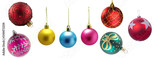 Obraz na płótnie Christmas balls collection