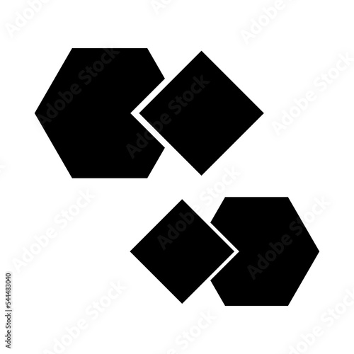 Foto pacman on white background