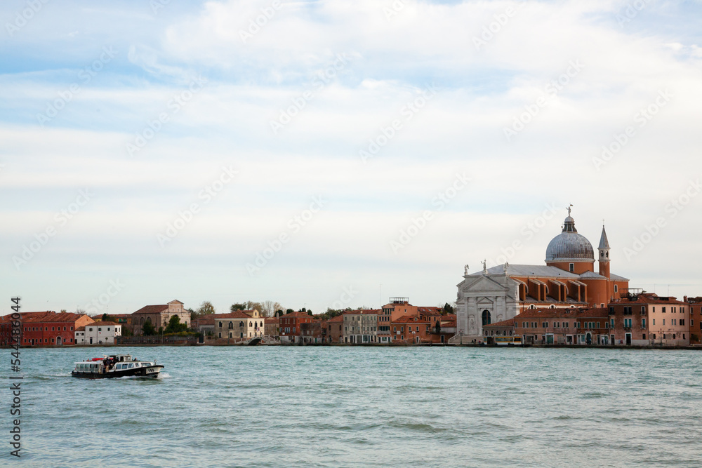 Church of the Most Holy Redeemer. Venice landscape, Italy
