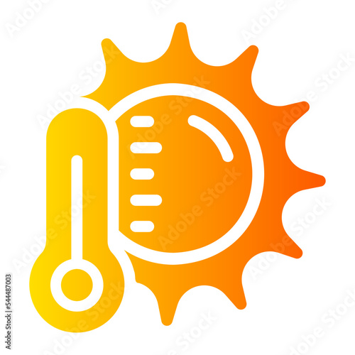 overheat gradient icon