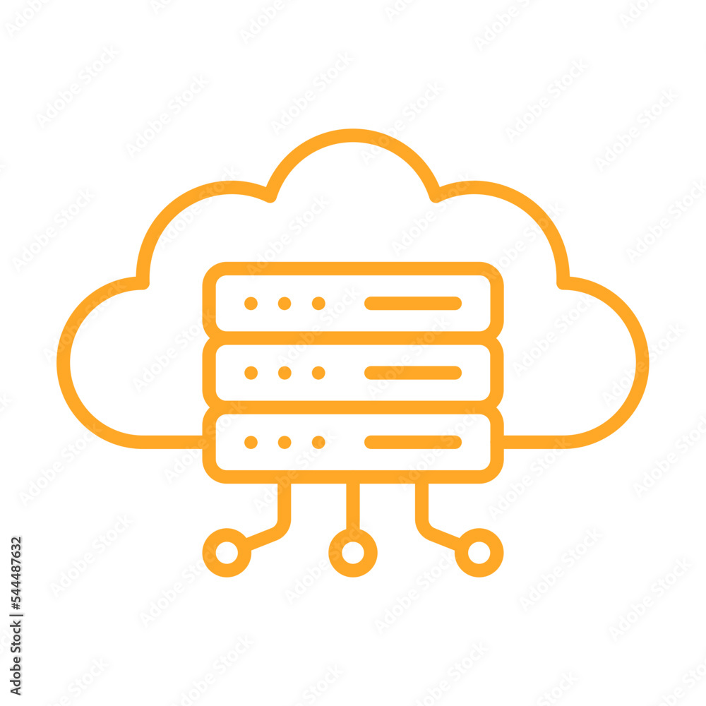 Cloud Server Icon Cloud Server Icon