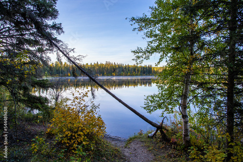 fall at the lake
