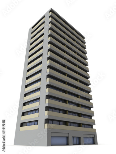 ミニチュアの高層マンション
