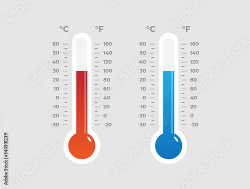 Cold warm thermometer temperature weather thermometer celsius fahrenheit