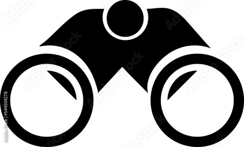 Binocular icon trendy design template on white background..eps