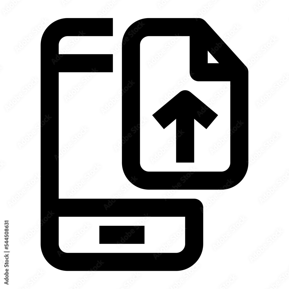 Icon File With Style Outline Icon File With Style Outline