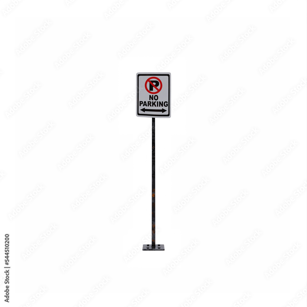 No Parking Sign Board