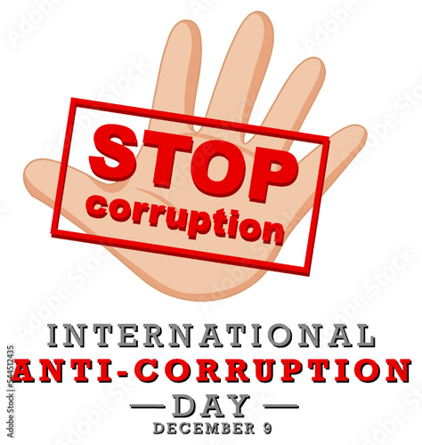 International Anti corruption day poster design