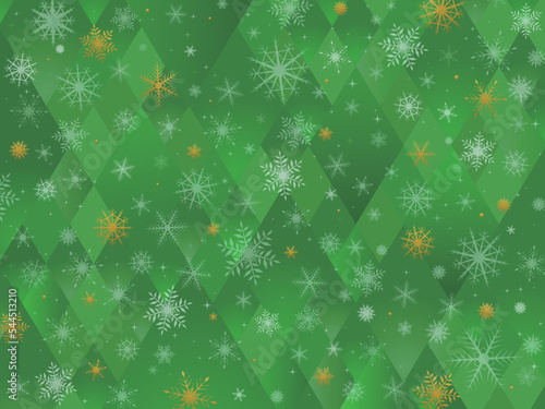 背景素材 クリスマス 冬 キャンペーン 緑色 ベクター Background material Christmas winter campaign green vector