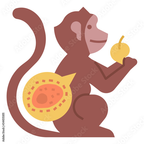 monkey crab icon