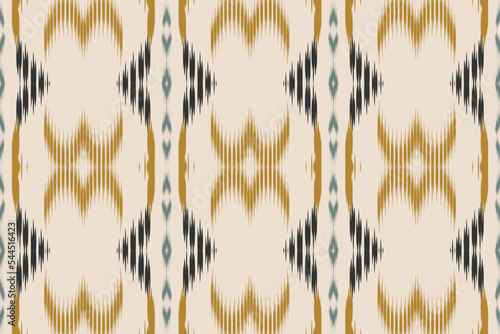 ikkat or ikat design tribal background Borneo Scandinavian Batik bohemian texture digital vector design for Print saree kurti Fabric brush symbols swatches