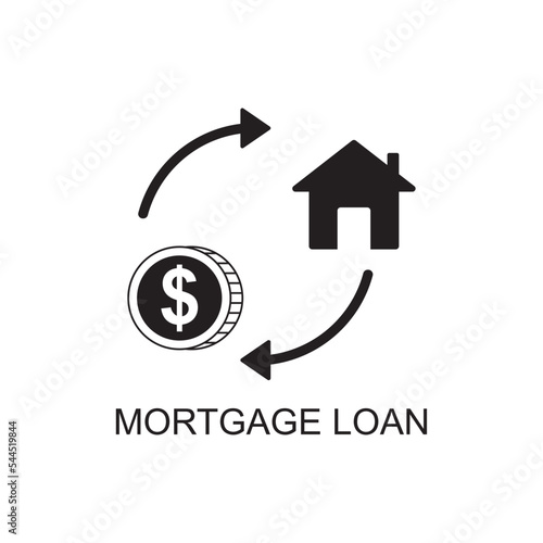 mortgage loan icon , business icon © Agus