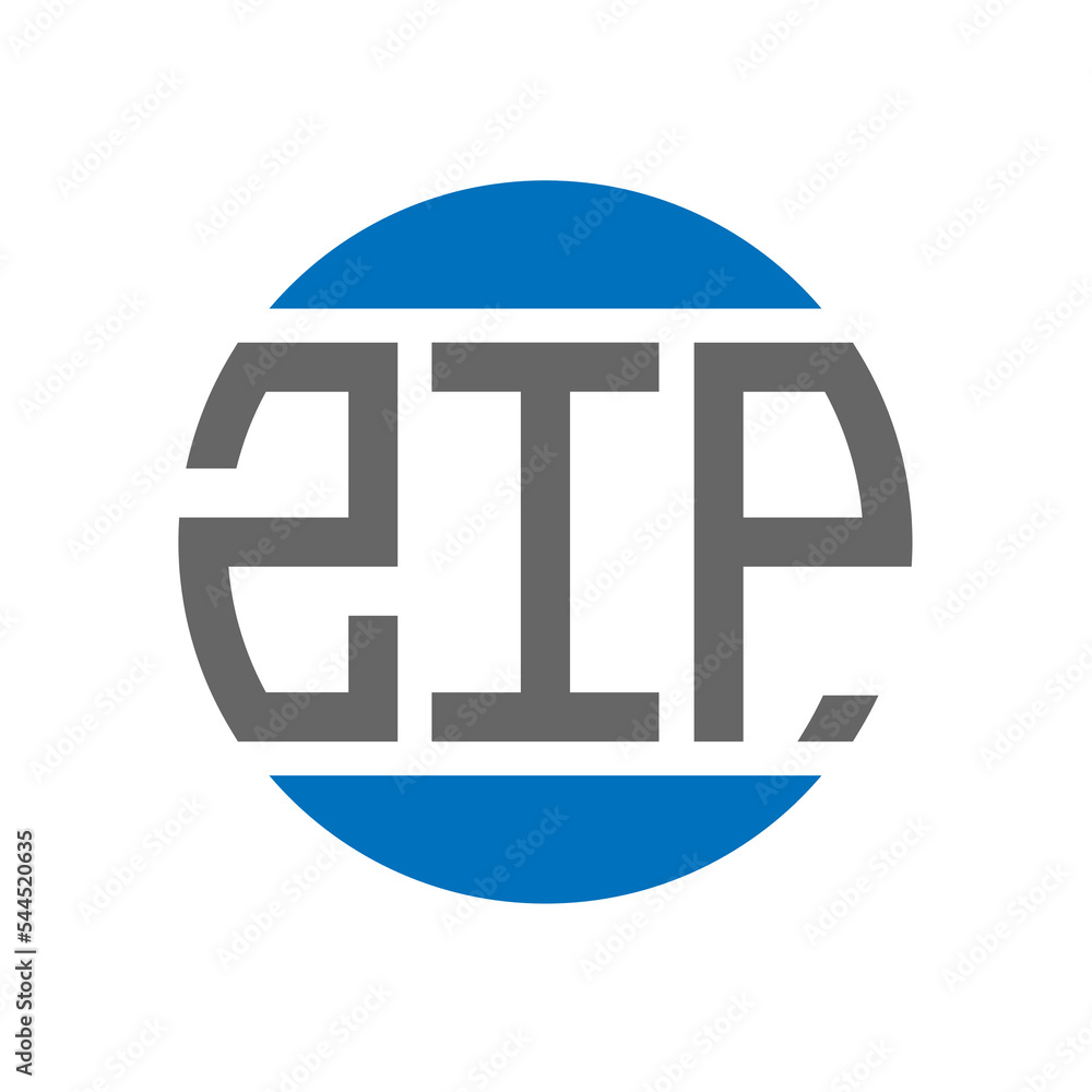 ZIP letter logo design on white background. ZIP creative initials circle logo concept. ZIP letter design. ZIP letter logo design on white background. ZIP creative initials circle logo concept. ZIP letter design.