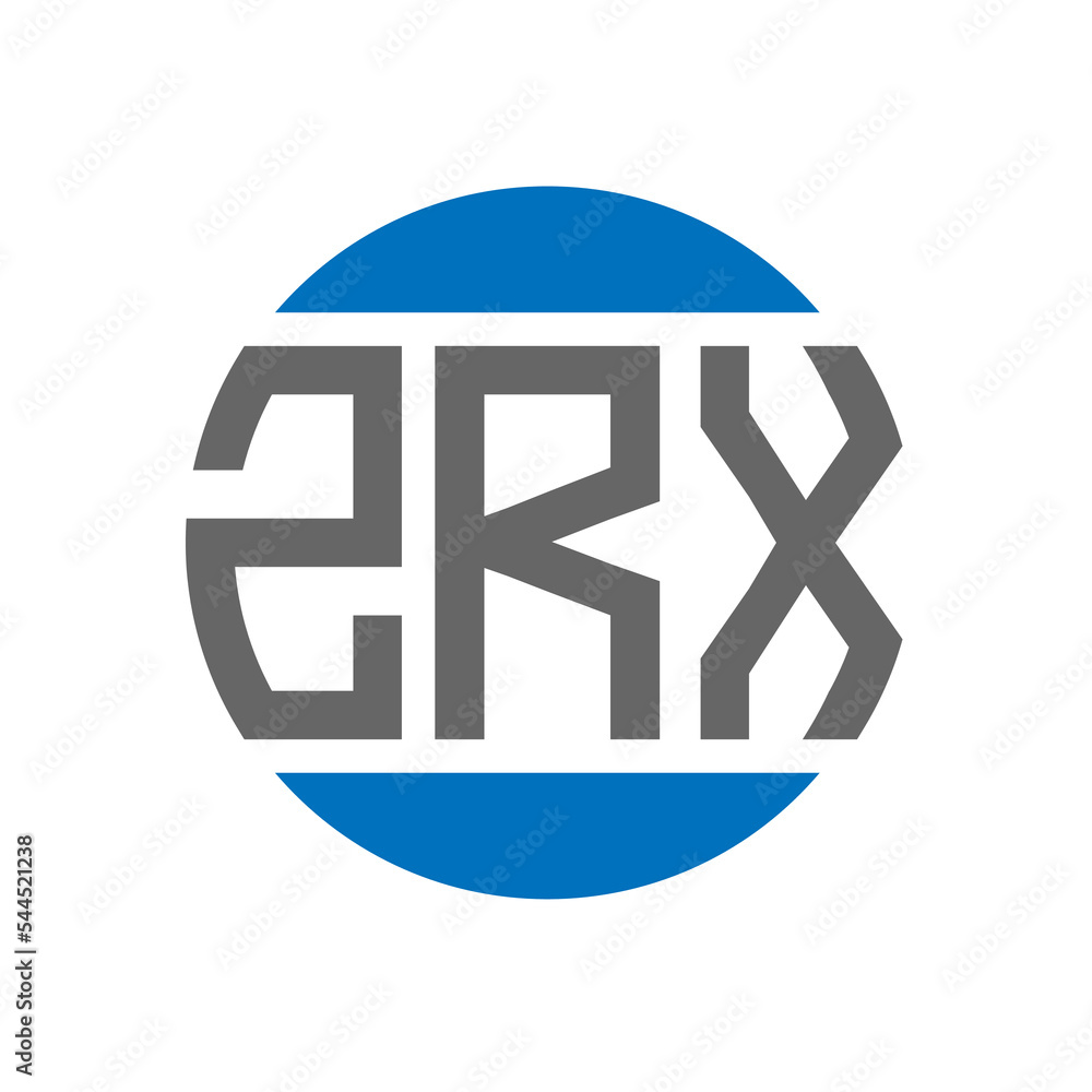 ZRX letter logo design on white background. ZRX creative initials circle logo concept. ZRX letter design. ZRX letter logo design on white background. ZRX creative initials circle logo concept. ZRX letter design.