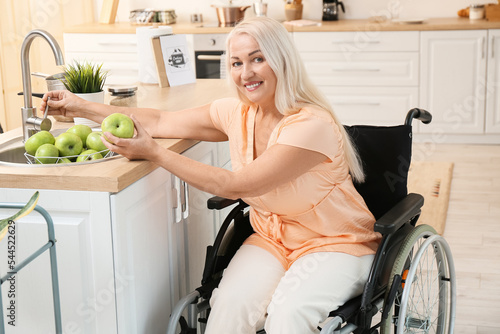 Mature woman with physical ...