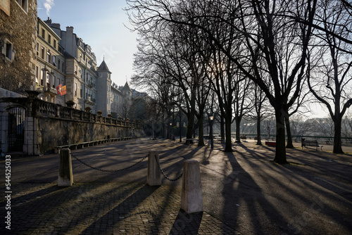 Parc à Genève en hiver © PPJ
