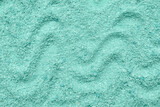 Closeup view of sea salt as background
