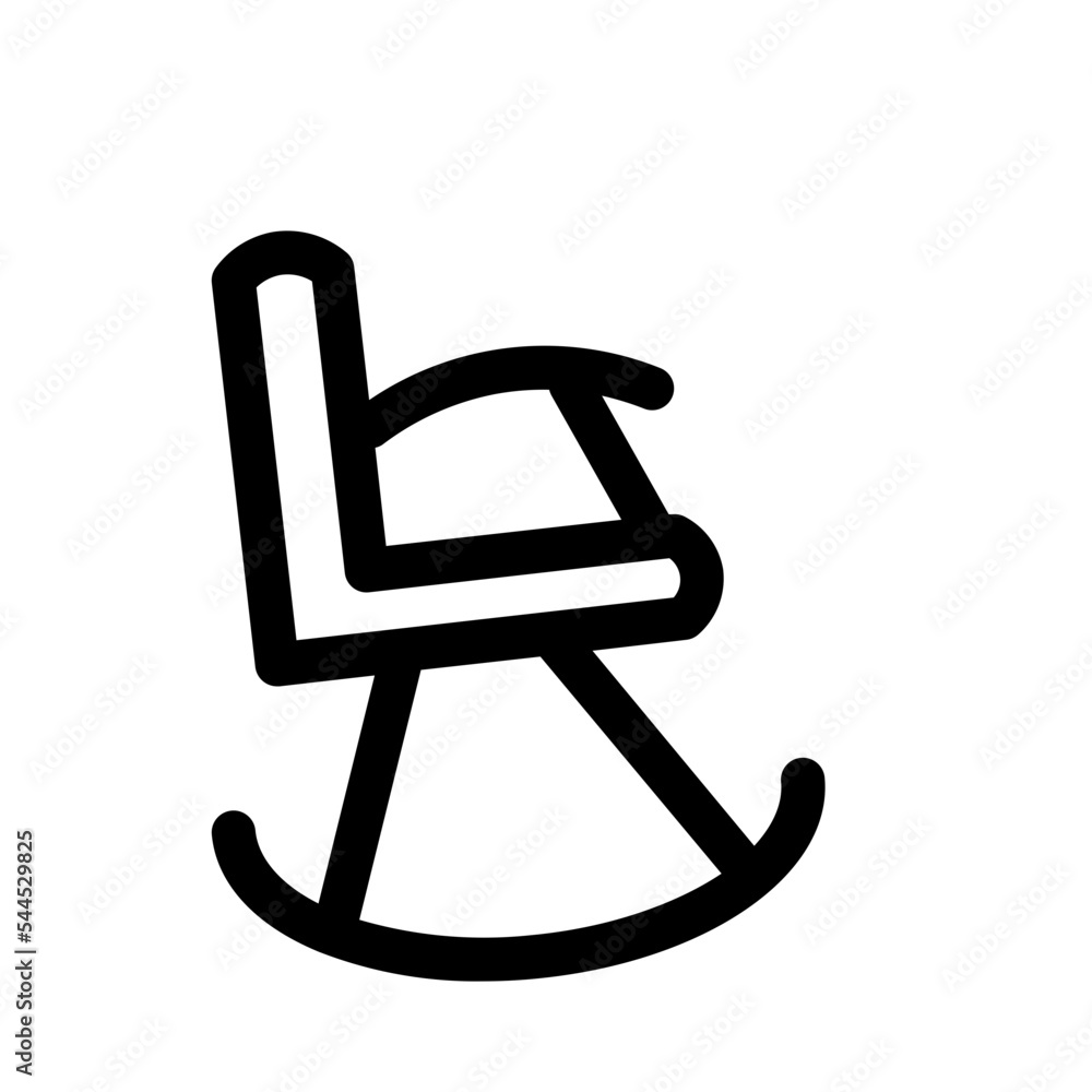 bench rocking rocking bench chair furniture interior park icon