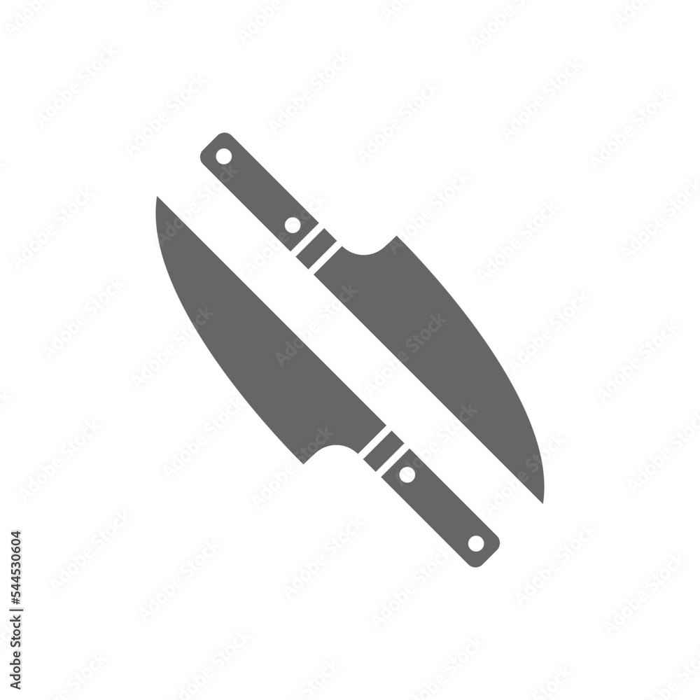 Knife icon logo design illustration Knife icon logo design illustration