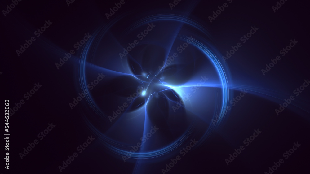 3D rendering abstract round light background 3D rendering abstract round light background