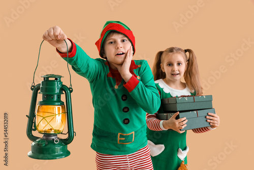 Little children dressed as ...