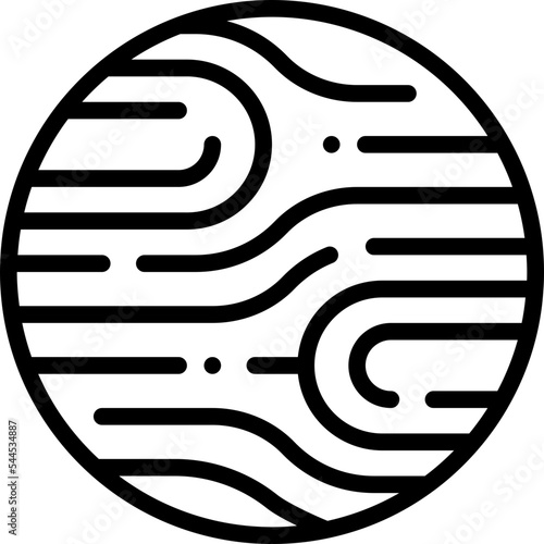 pluto line icon